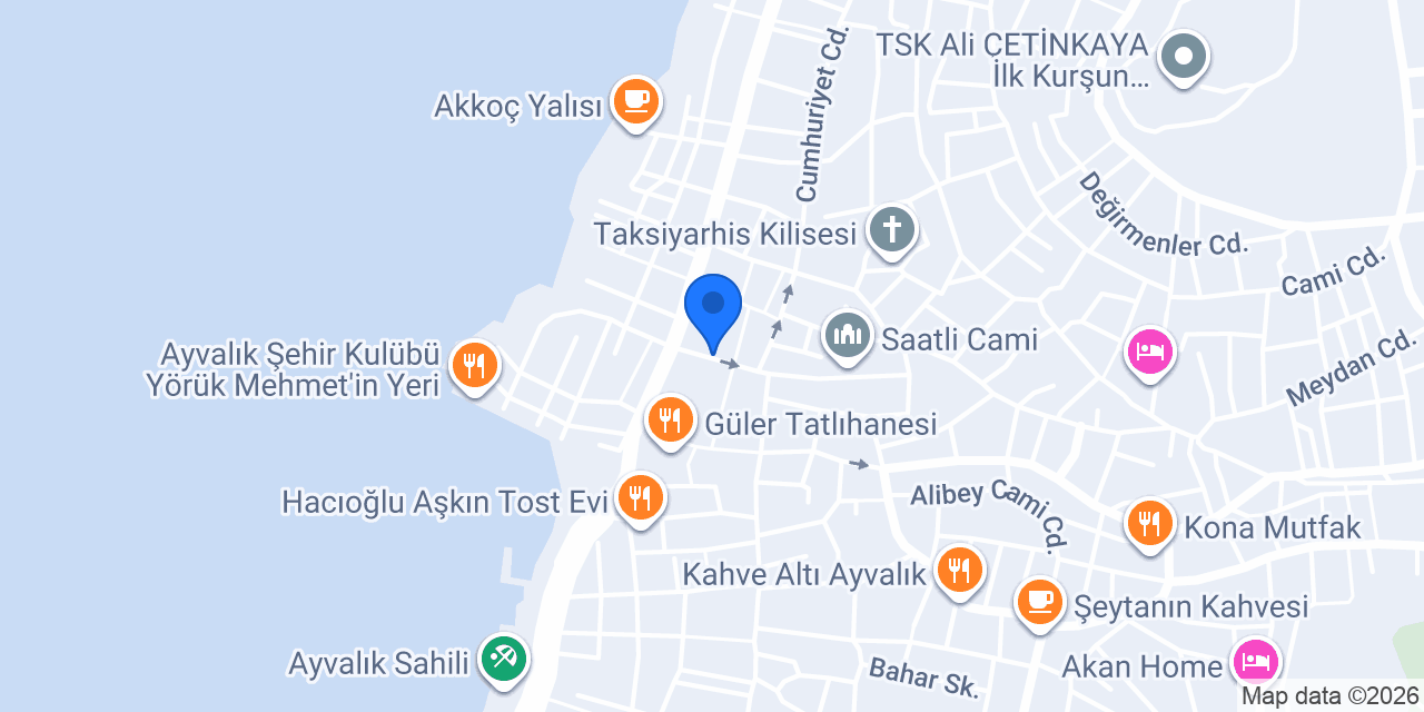 Depomaxx Ayvalık konumu