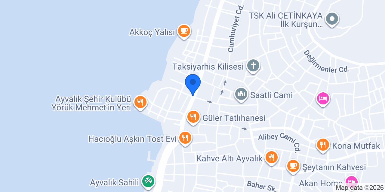 ArVipTransfer Havalimanı Transferi Ayvalık konumu