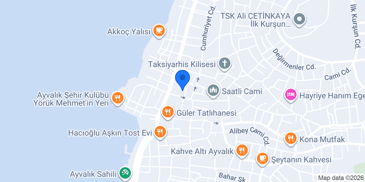 İki Tek Meyhane konumu