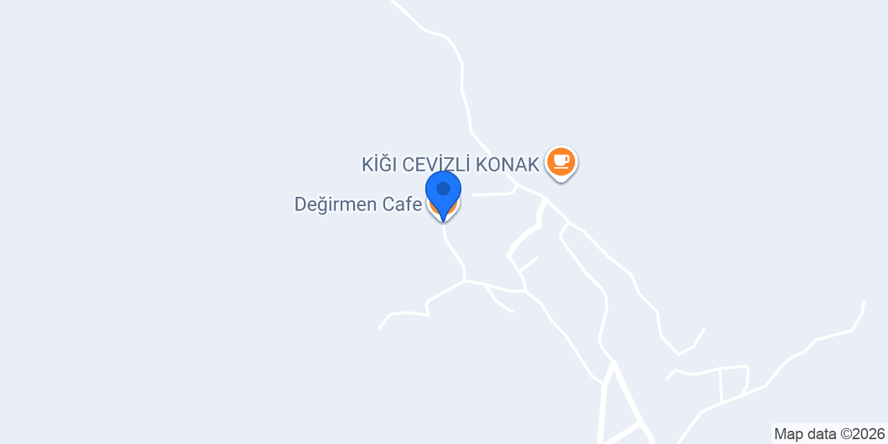 Değirmen Cafe konumu
