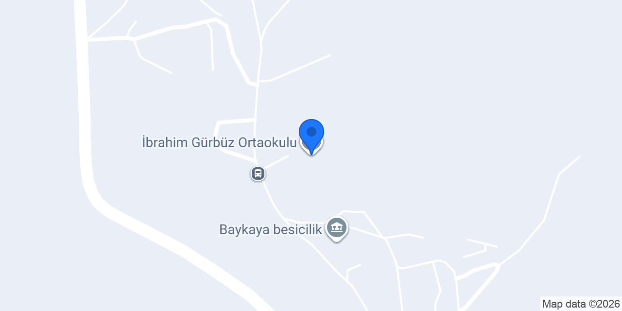 İbrahim Gürbüz Ortaokulu konumu