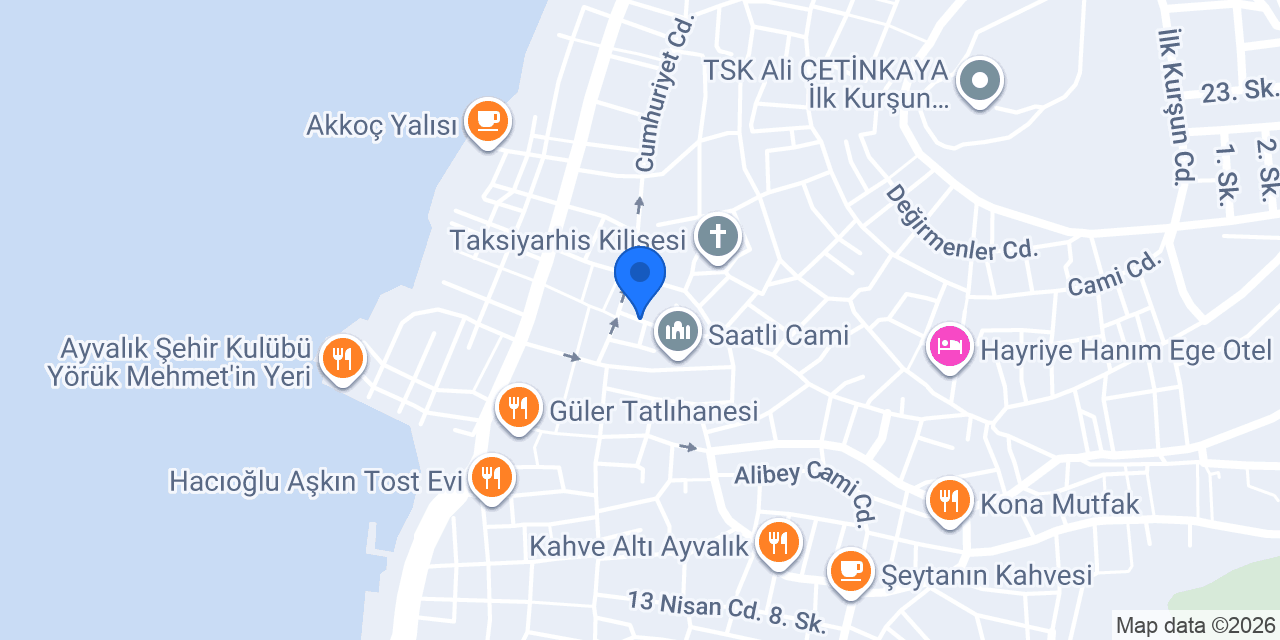 Ayvalık Ada Emlak konumu