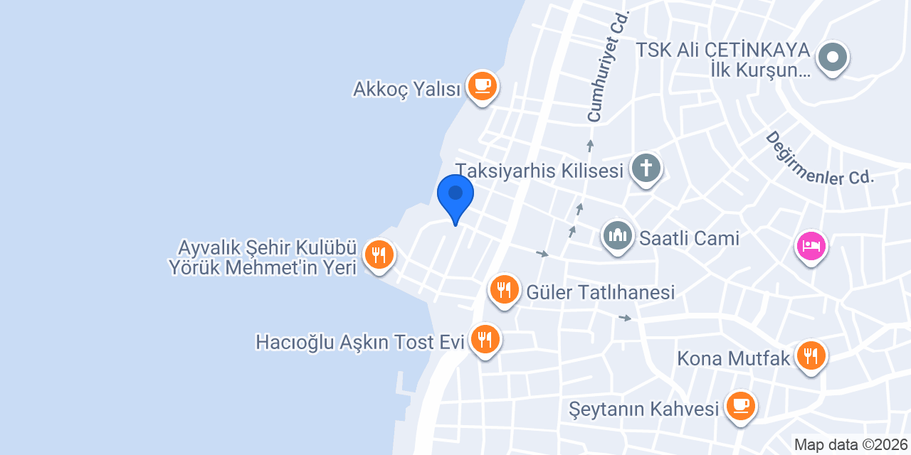 Ayvalık 2. Noterliği konumu
