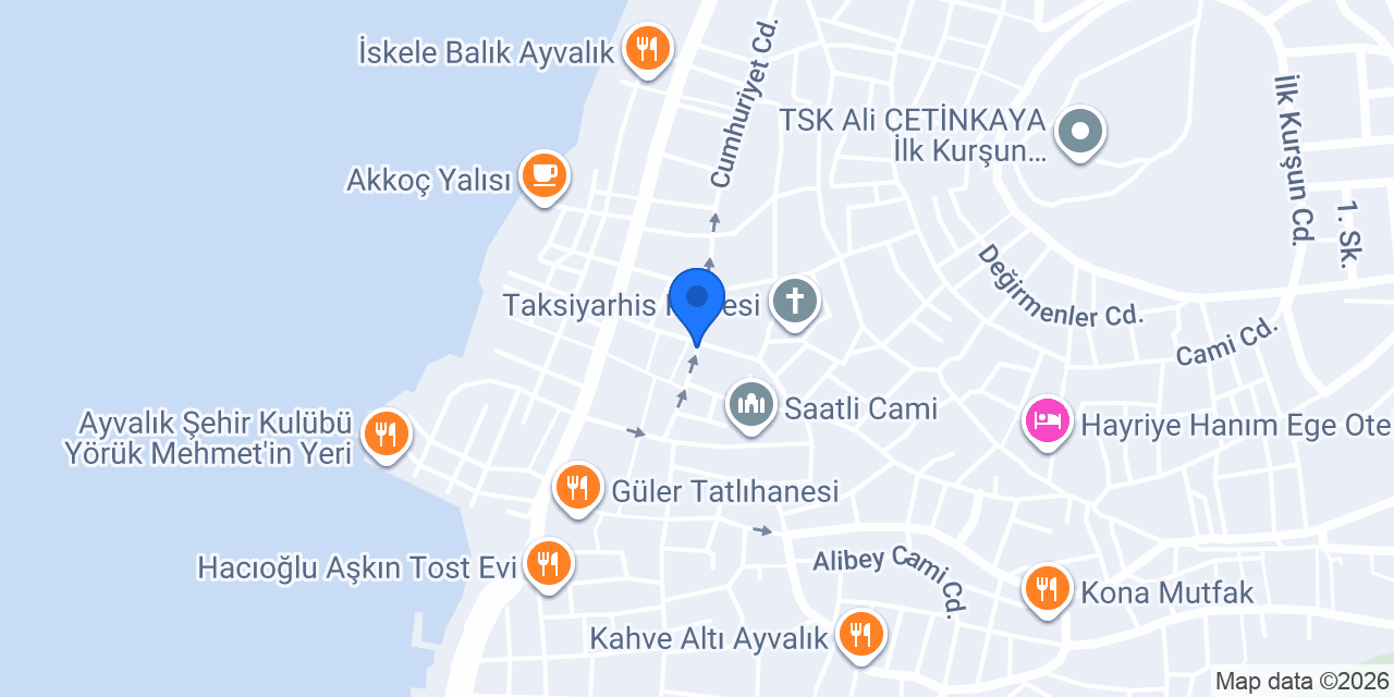 Ayvalik Agency konumu