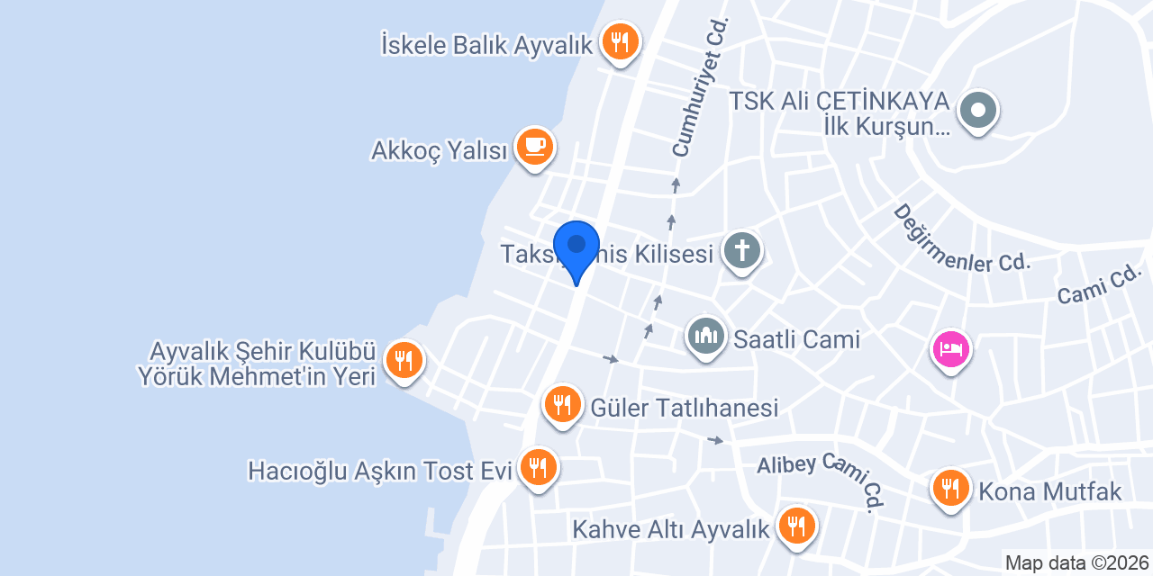 MÜPTELA BALIK AYVALIK konumu