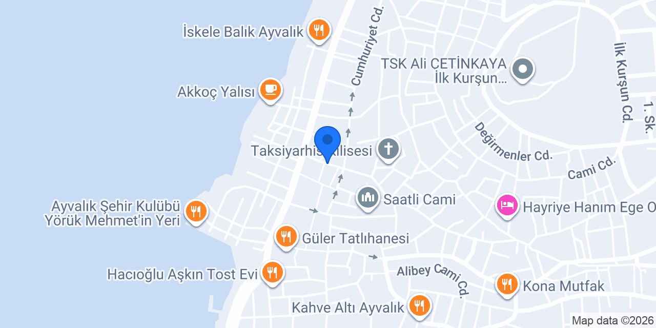 AYVALIK TATTOO & PIERCING konumu