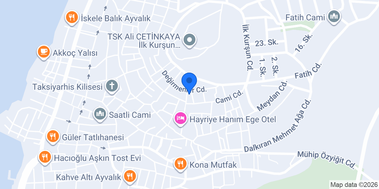 Ayvalık'ta MATEMATİK konumu