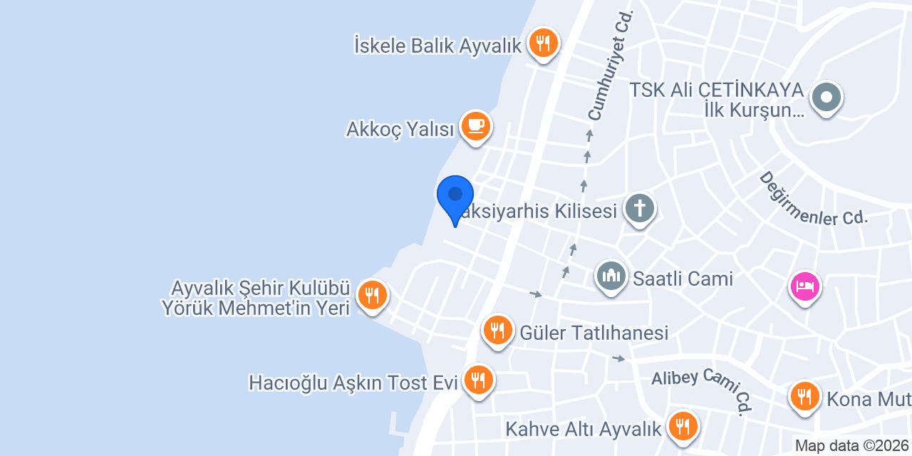 Casalyma Ayvalık konumu