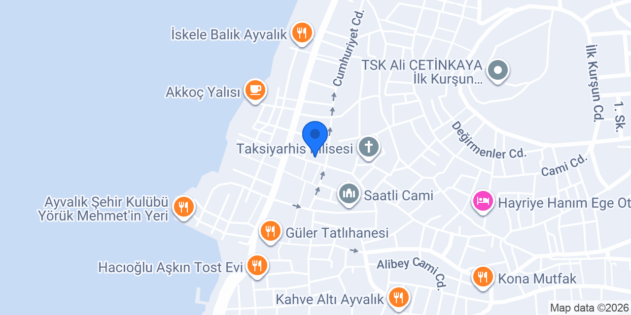 Sadece Bir’A Ayvalık konumu