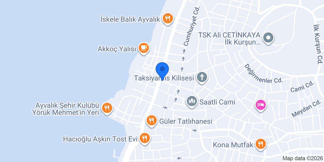 Atölye Saray konumu