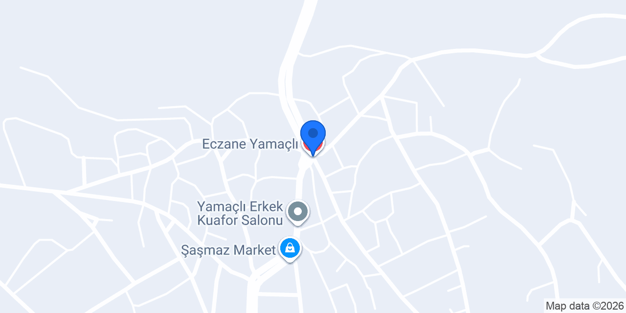 Eczane Yamaçlı konumu