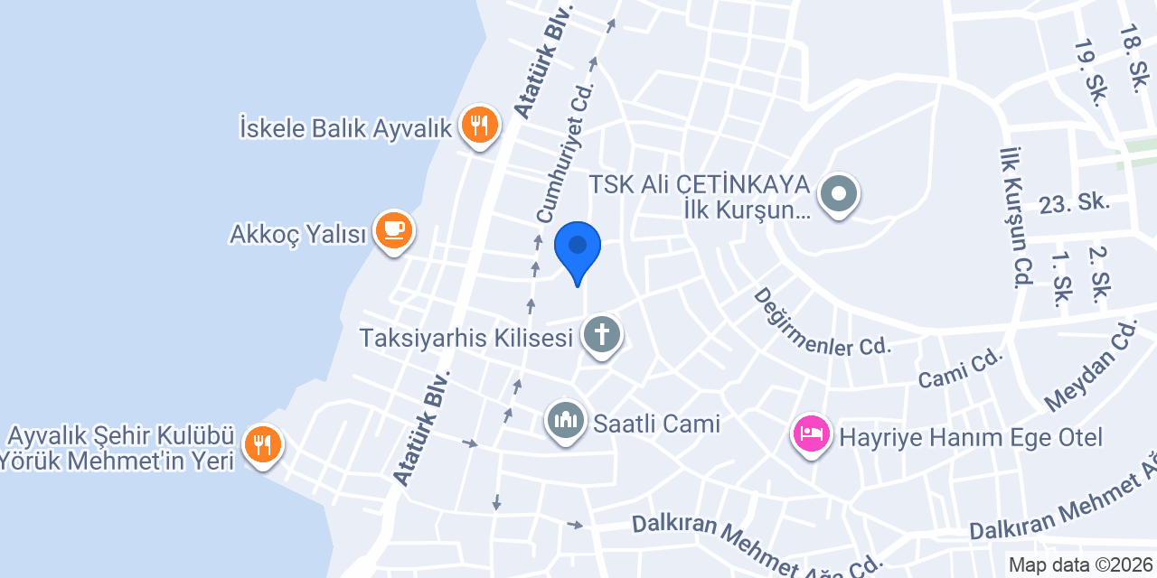 Noa Ayvalık Guest House konumu