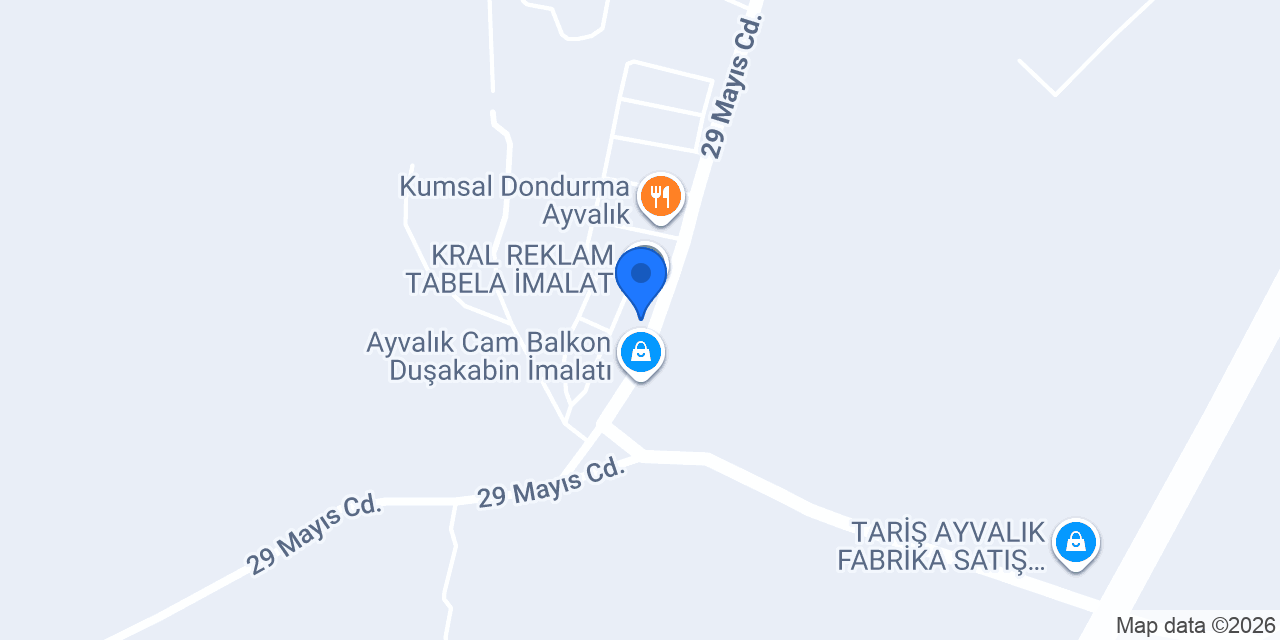 Ayvalık Ambalaj konumu