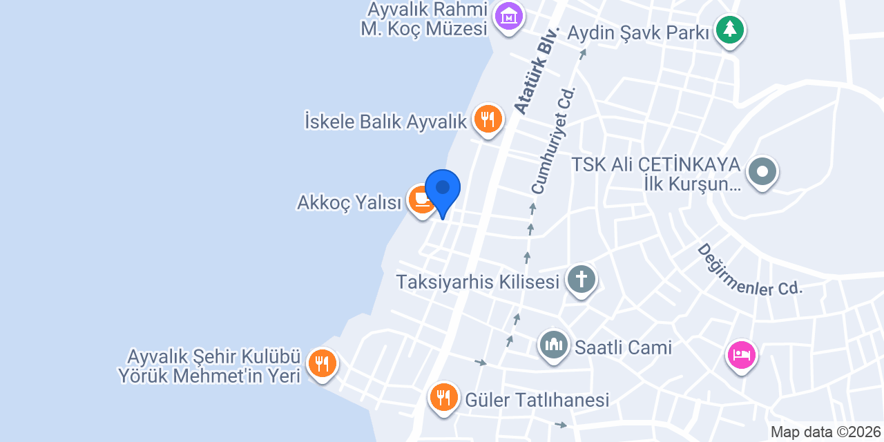 Yalı Pansiyon konumu