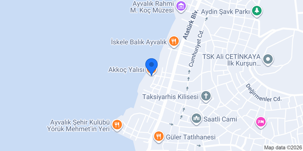 Akkoç Yalısı konumu