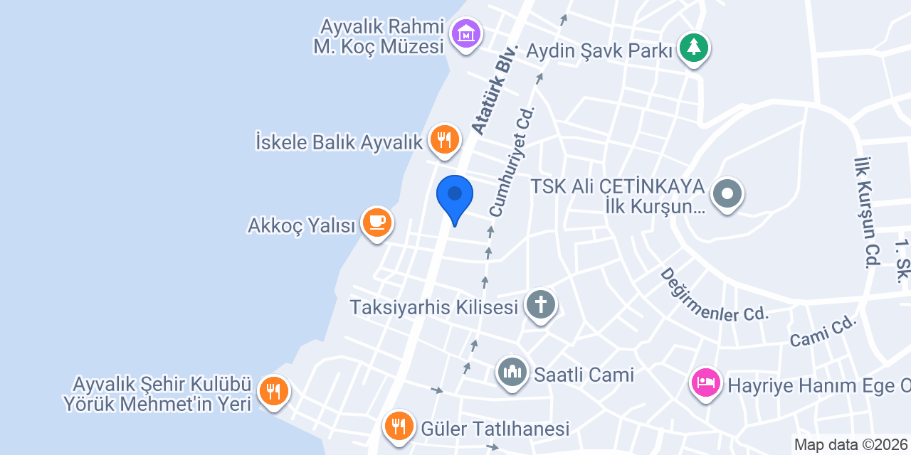 Ayvalık BothArc Mimarlık konumu