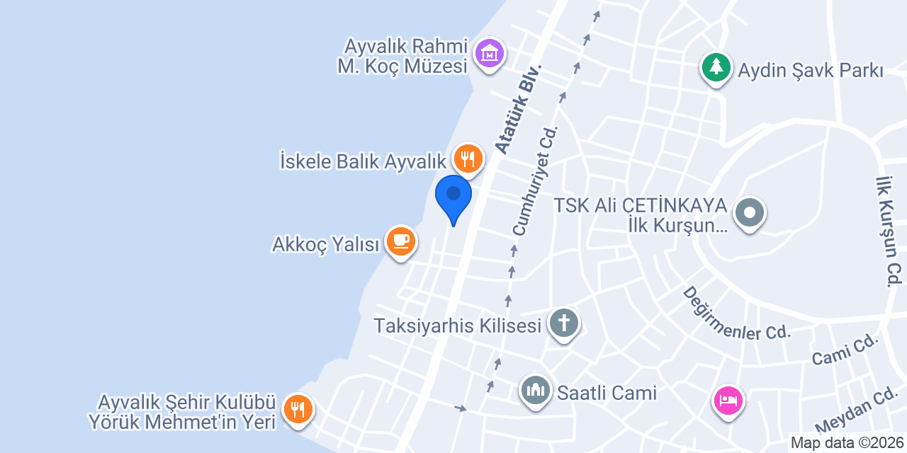 Ayvalık Uluslararası Müzik Akademisi konumu