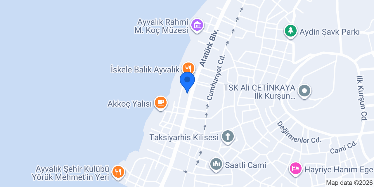 Domino's Pizza Ayvalık konumu