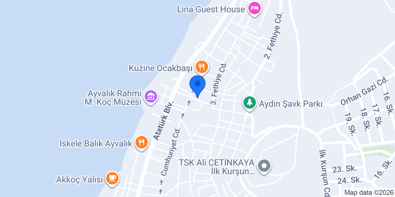 Gaja Ayvalık konumu