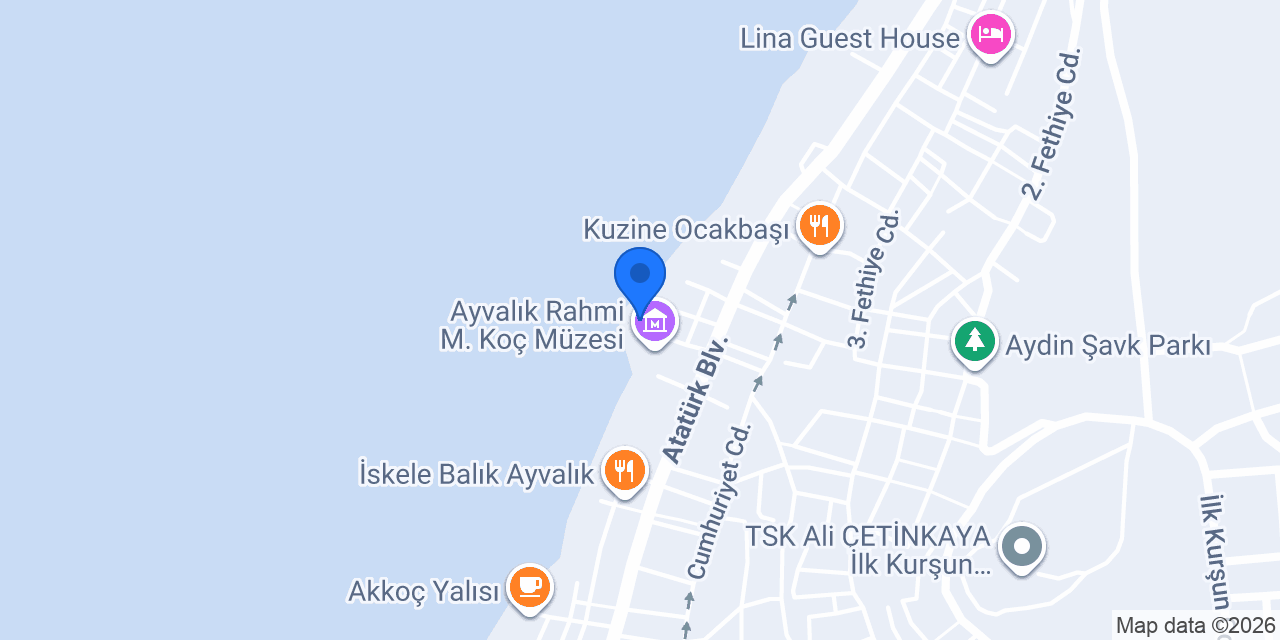 LoCanda - Rahmi M. Koç Müzesi Ayvalık konumu