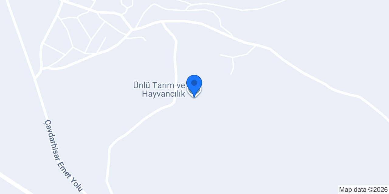 Ünlü Tarım ve Hayvancılık konumu