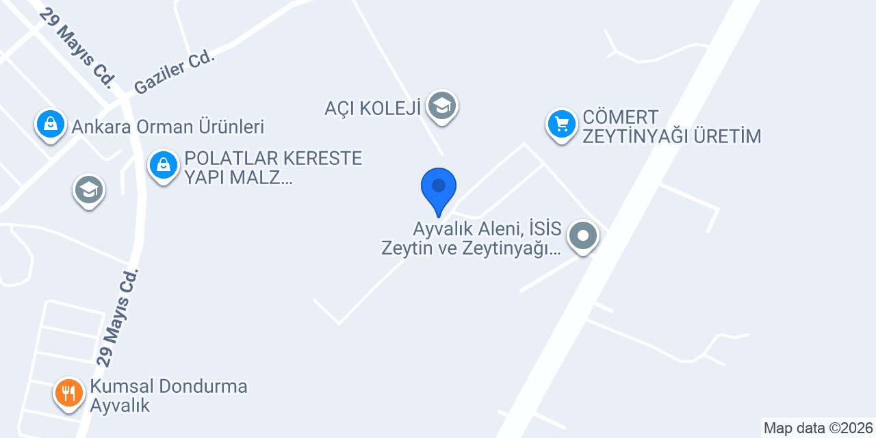 Şentaş toptan gıda konumu