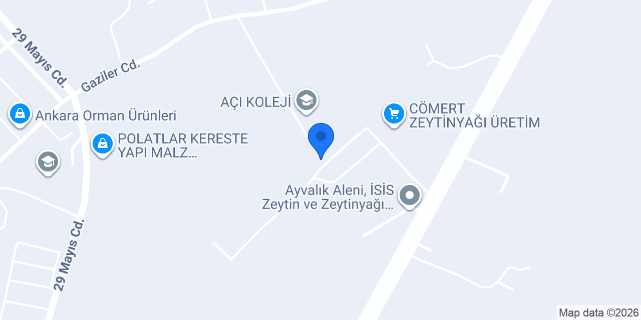 Ege Ulaşım - Ayvalık Acentesi konumu