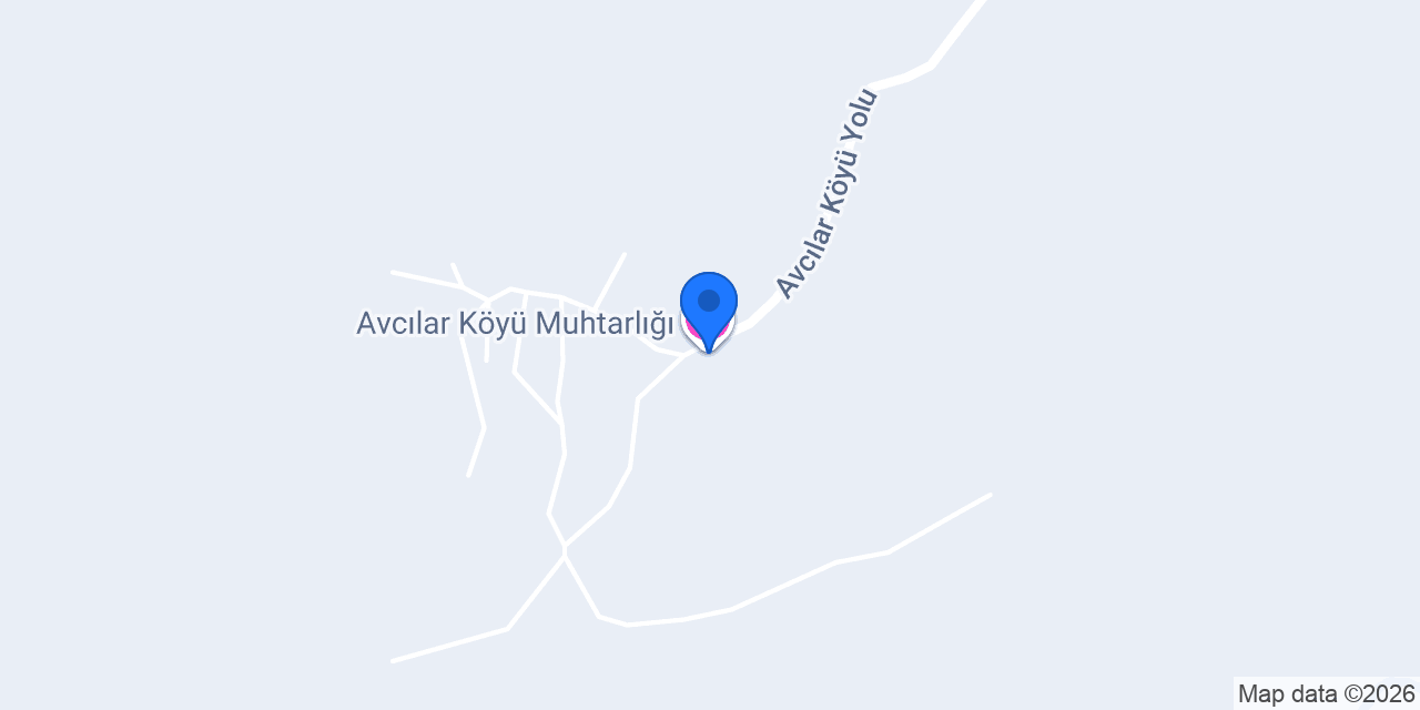 Avcılar Köyü Muhtarlığı konumu