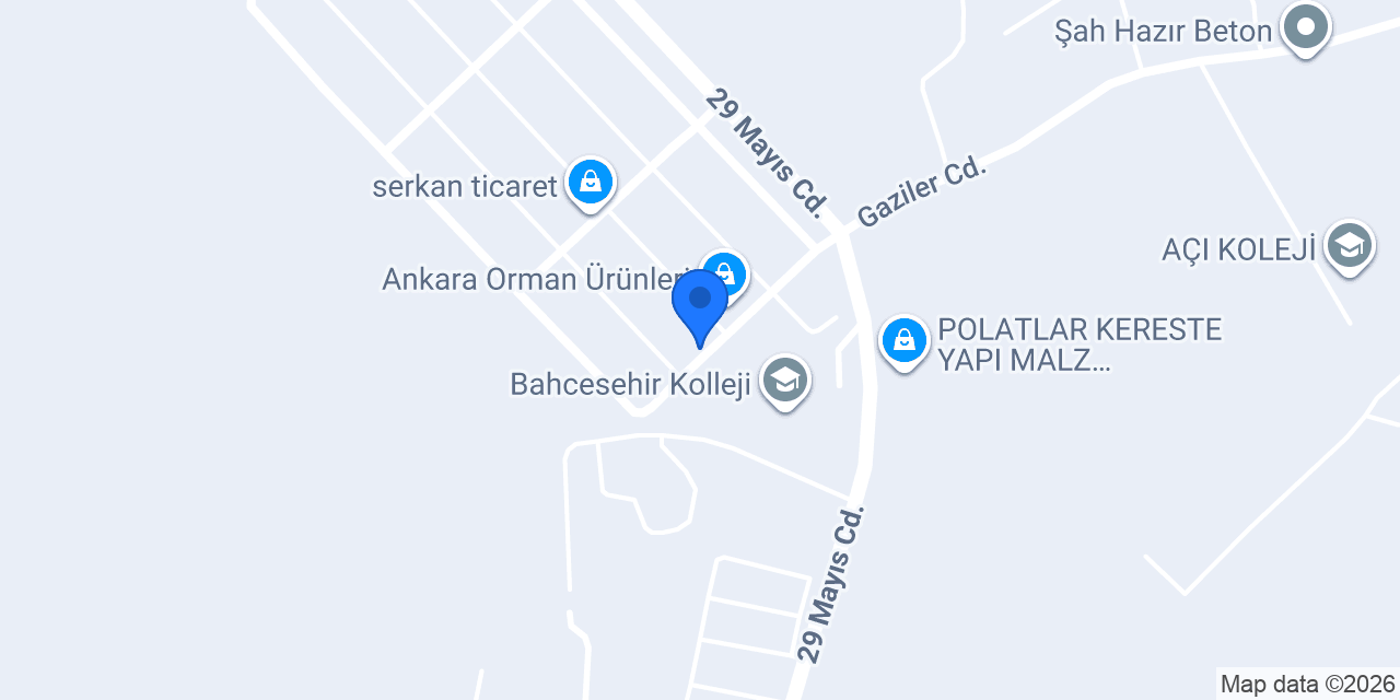 Güven Kereste Orman Ürünleri konumu