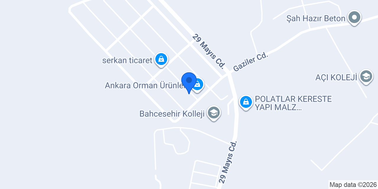 Sadık Orman Ürünleri konumu