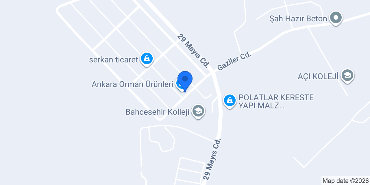 Gözde Mobilya konumu