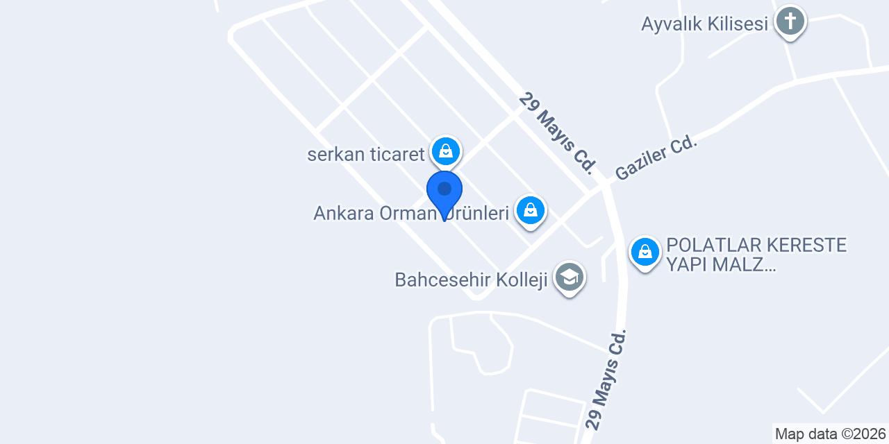 Dilek Doğrama Mobilya konumu