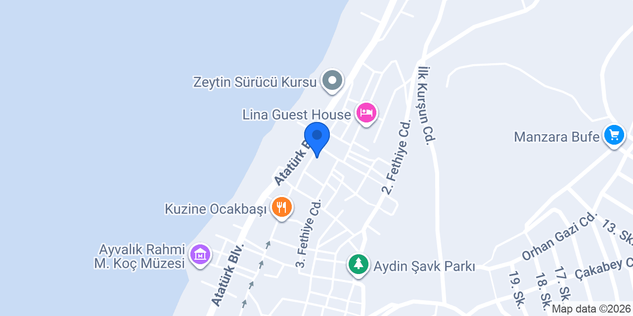 Ayvalık Askerlik Şubesi konumu