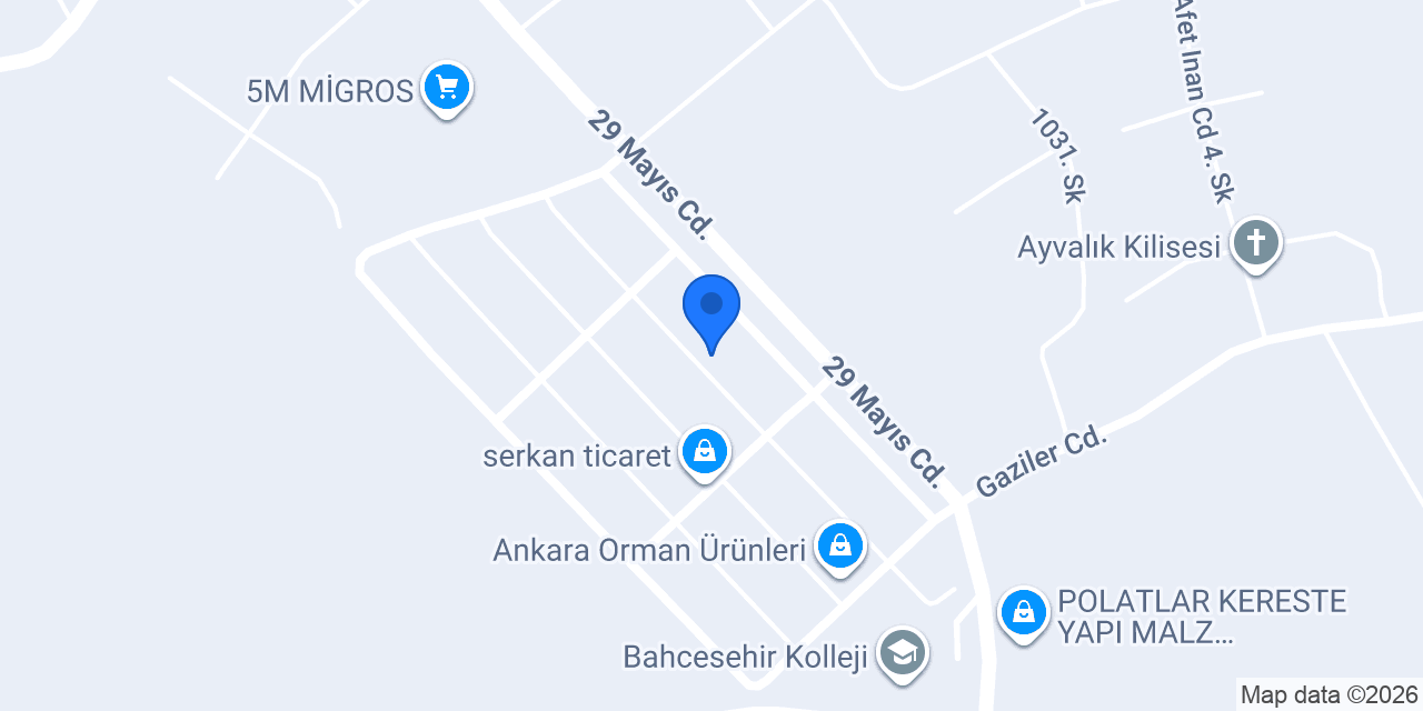 Ayvalık Bosch Car Service konumu