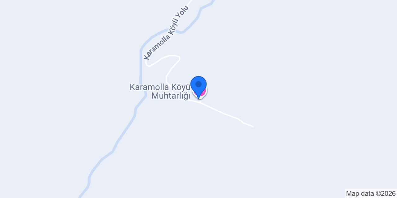 Karamolla Köyü Muhtarlığı konumu