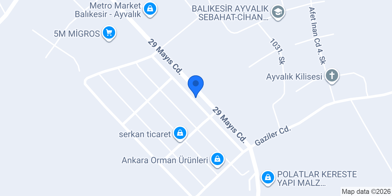 Aycil Ticaret konumu