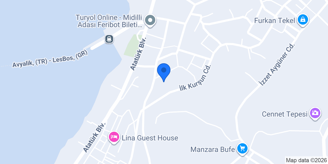 Ayvalık İlçe Halk Kütüphanesi konumu