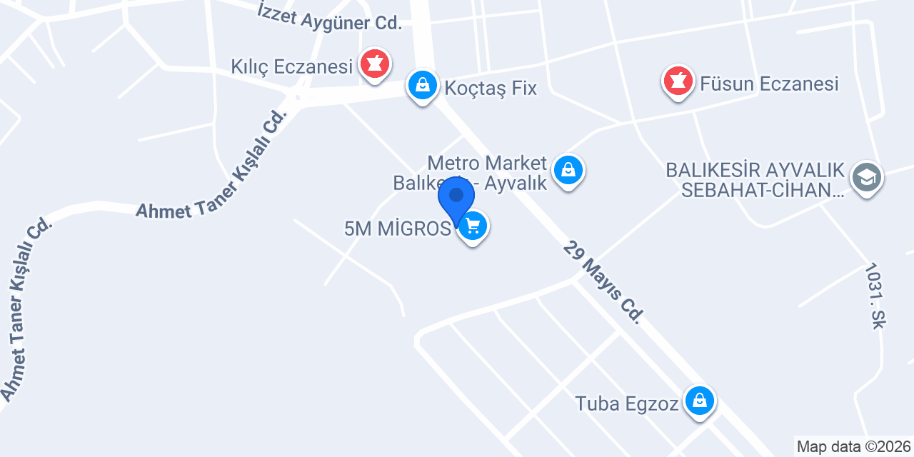 ebebek Balıkesir Ayvalık Kipa AVM konumu