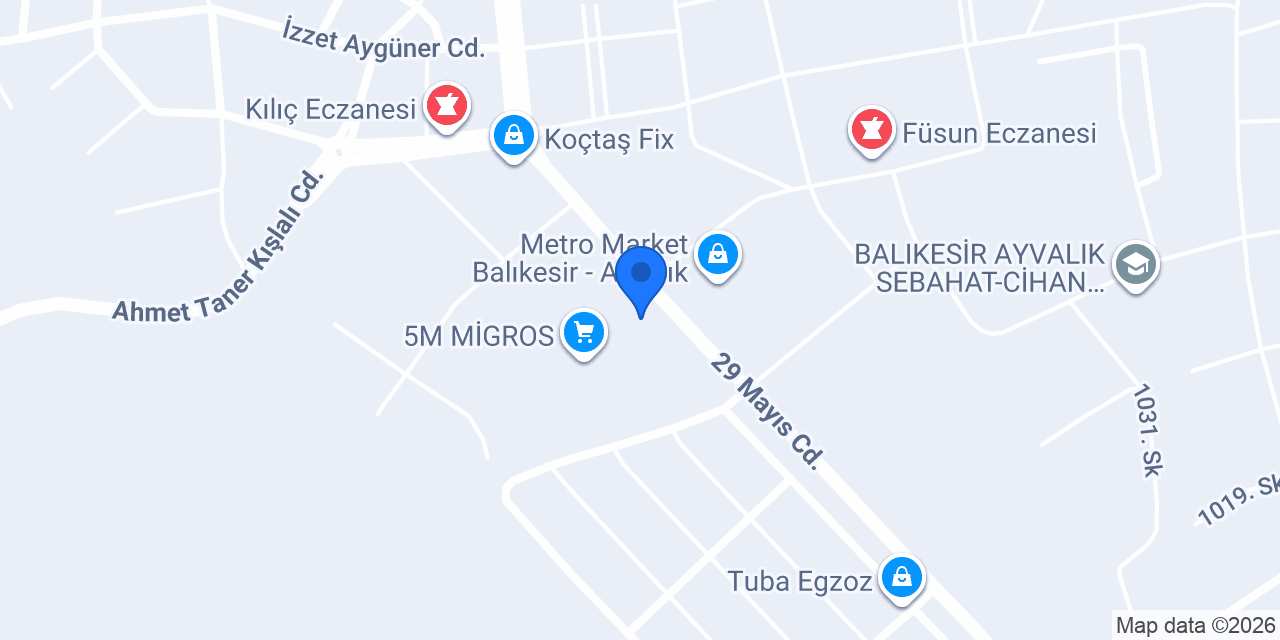 Ayvalık Öz Kayaoğulları Emlak konumu