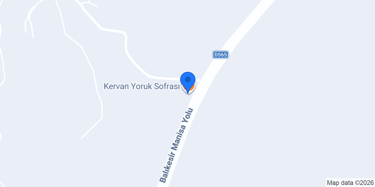 Kervan Yoruk Sofrası konumu