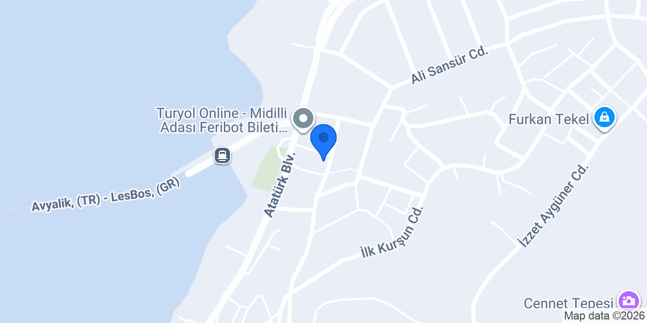 AYVALIK ÇAKIR ELEKTRİK konumu