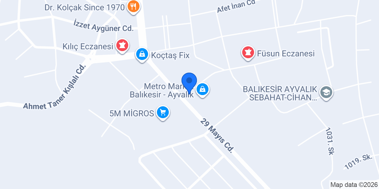 Işık Hukuk Bürosu konumu