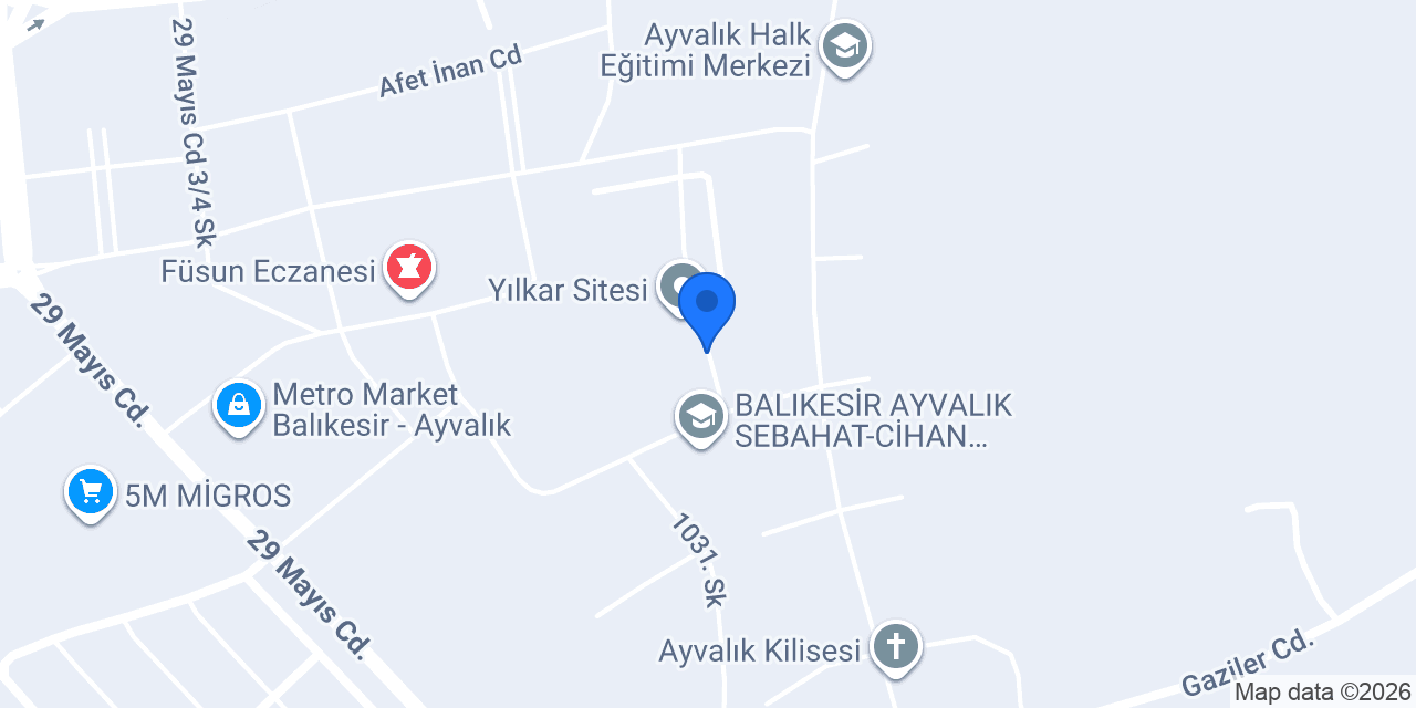 AYVALIK TESİSATCIM konumu