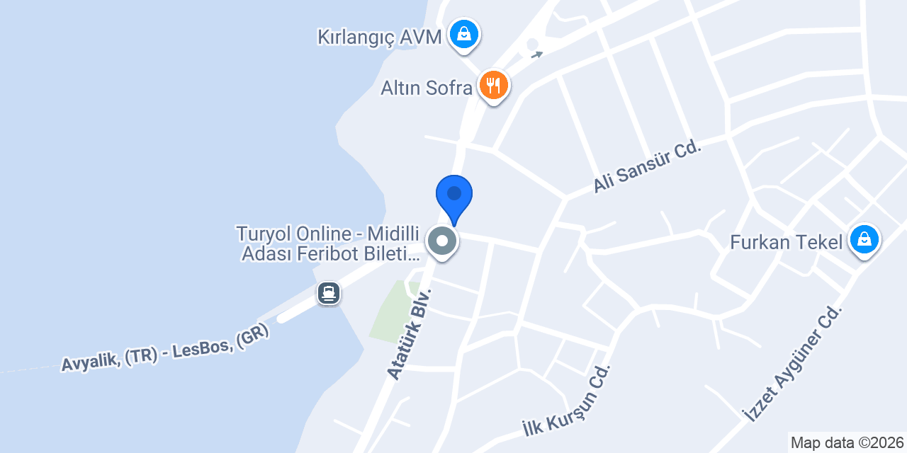 Ayvalık Kokoreççisi konumu