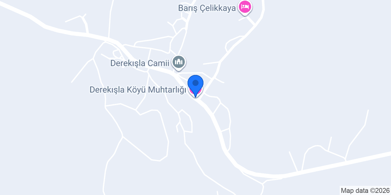Derekışla Köyü Muhtarlığı konumu