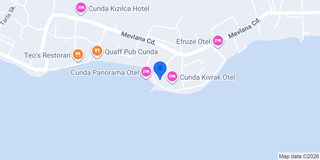 Kıvrakzade Otel konumu