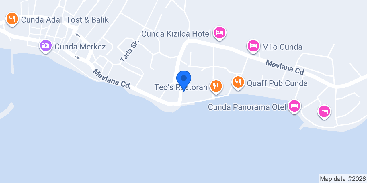 Cafe Begonvil Cunda konumu
