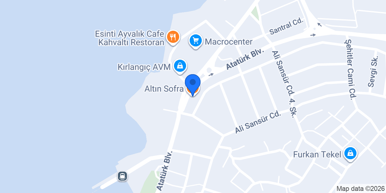 Altın Sofra konumu