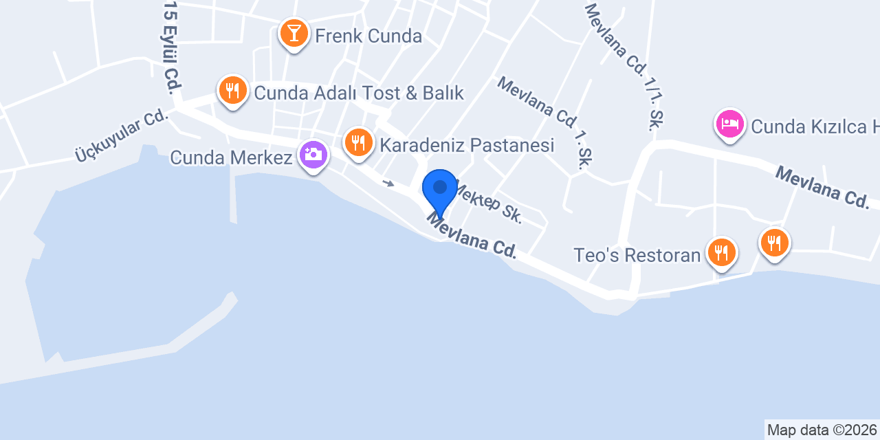 Sayfiye Cunda konumu