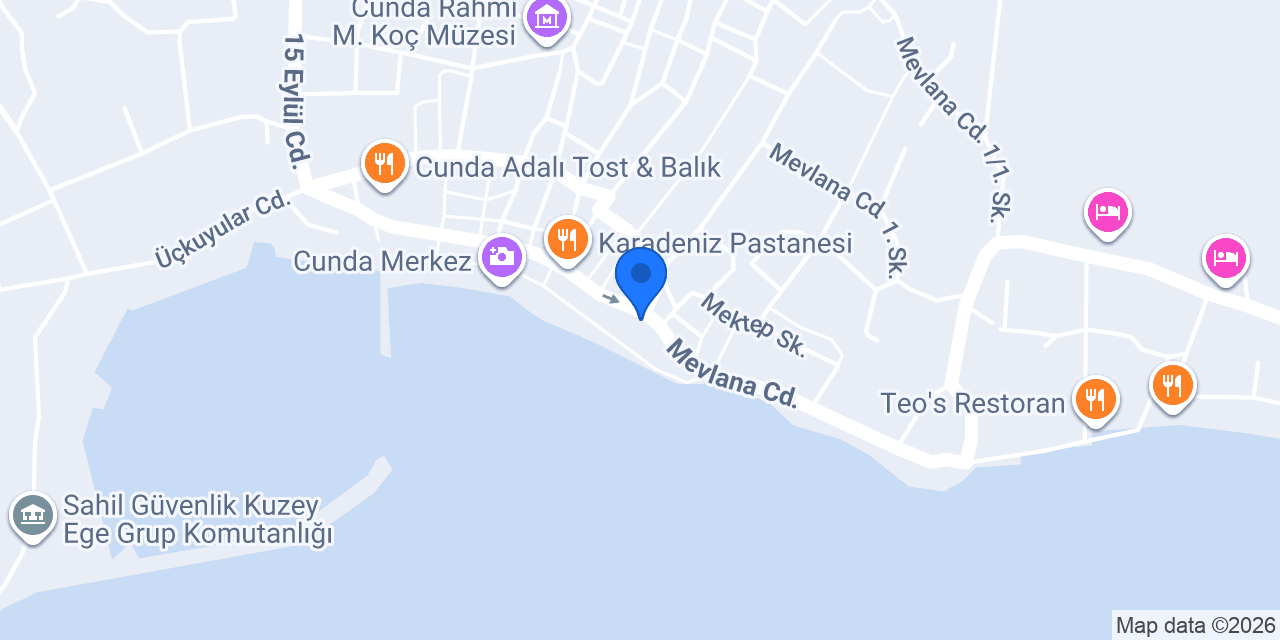 Cunda Uno Restaurant konumu